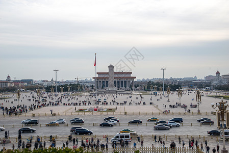 英雄标志汽车东亚北京广场全景背景