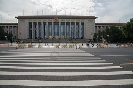 路建筑外部白昼北京人民大会堂背景图片