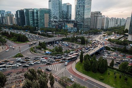 中国汽车网络安全国际峰会国际著名景点通路东直门桥北京市东直门建筑群背景