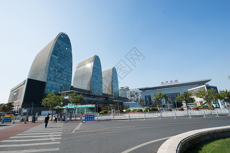 环陵路市区建筑结构楼群北京城市建筑背景