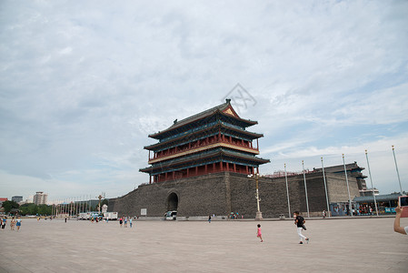 主义彩色图片建筑特色北京广场背景图片