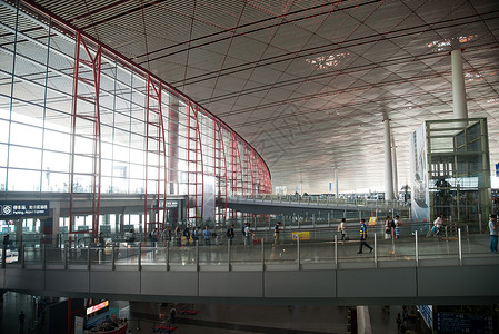 服务空运大楼无法辨认的人首都机场T3航站楼图片