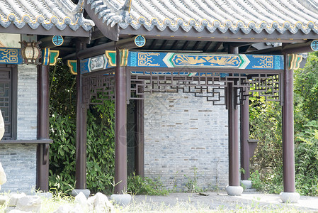 神社元素江苏无锡景区风景背景