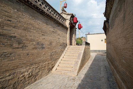 历史砖墙建筑河北省蔚县暖泉古镇图片