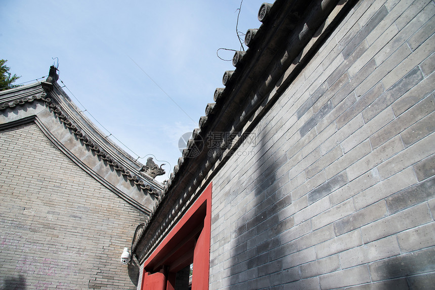 名胜古迹古老的旅游北京恭王府图片