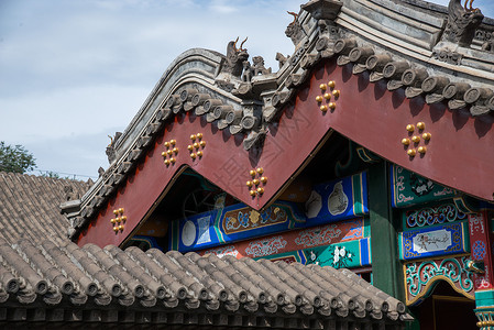 特色庭院旅游目的地历史白昼北京恭王府背景