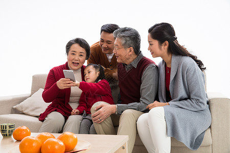 春节核心家庭幸福家庭图片