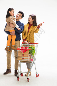 健康生活方式成年人休闲装快乐家庭购物图片