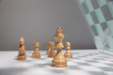 精致的灰色国际象棋背景