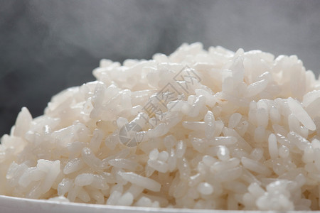 米饭热气健康米饭背景