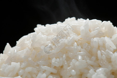 米饭热气食材米饭背景