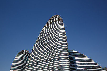 几何特色彩蛋东亚水平构图彩色图片北京望京SOHO背景