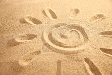 沙子特写度假沙滩静物背景