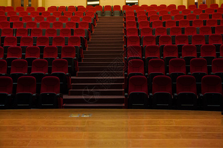 舞台剧场小学校里的大礼堂高清图片