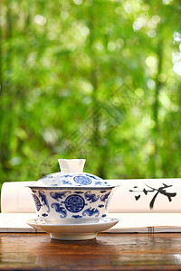 瓷器茶文化茶杯图片