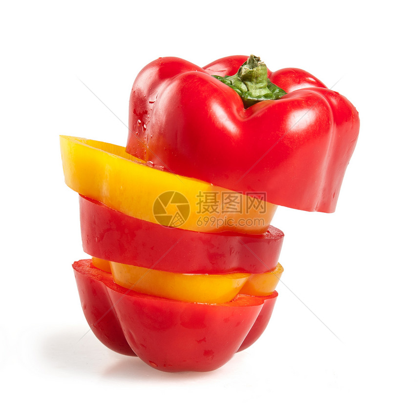 食物状态柿子椒亚洲彩色辣椒图片