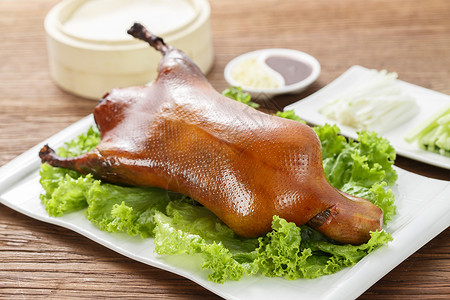 鸭肉传统北京烤鸭图片