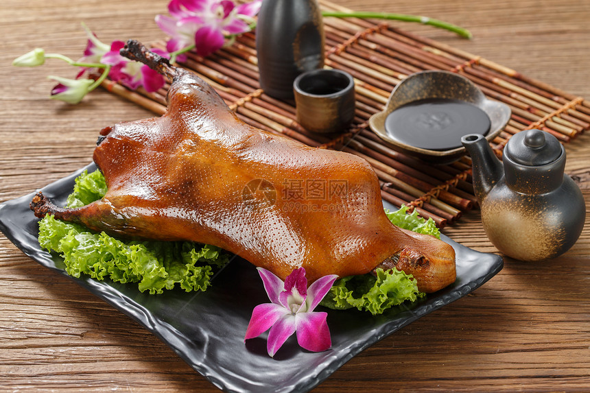 饮食健康食物食品北京烤鸭图片