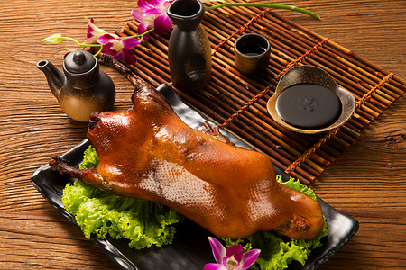 食材营养新鲜北京烤鸭图片