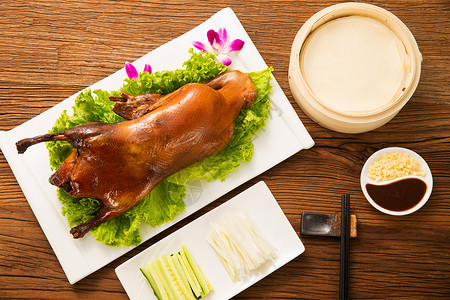 菜彩色图片调料北京烤鸭图片