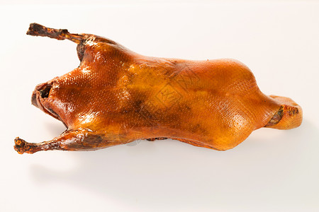 烹调鸭肉食物北京烤鸭背景图片