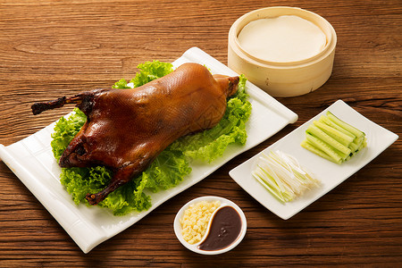 无人主菜营养北京烤鸭图片