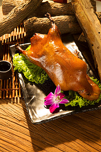 餐饮文化熟食传统文化北京烤鸭图片