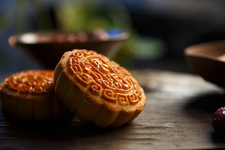 传统节日美食月饼图片