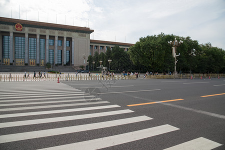 人们大会堂都市风光传统文化都市风景北京广场背景