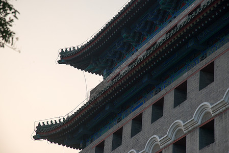 古典风格北京前门城楼图片