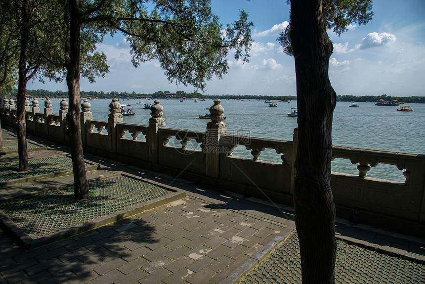 历史旅游胜地水北京颐和园图片