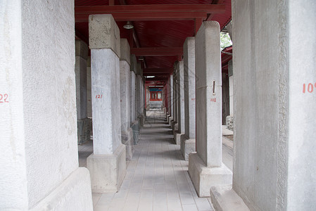 地标石碑旅游地标建筑北京雍和宫背景