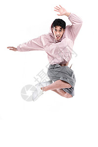 运动25岁到29岁帅哥青年男人跳跃图片