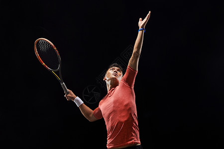 男子气概渡轮健美身材活力运动员打网球背景