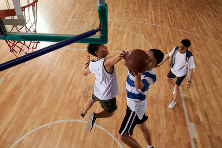 灌篮素材进攻信心青年男人打篮球背景