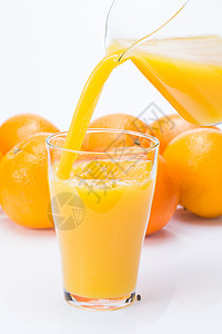甜的橙汁图片