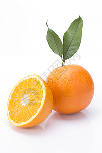 两个橙子图片