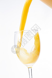 饮食水杯纯净橙汁图片