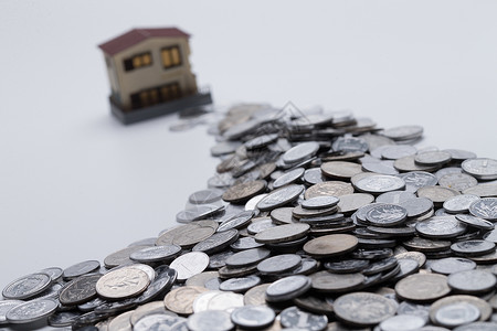 硬币和房屋模型图片