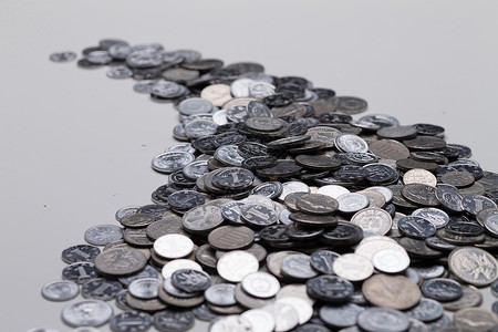 硬币储蓄货币硬币背景图片