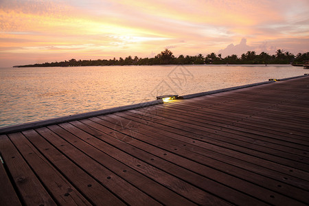 户外摄影地平线马尔代夫海景风光高清图片
