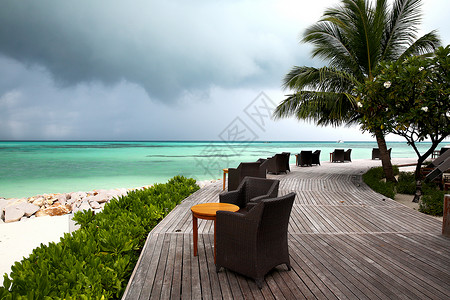 无人印度洋户外马尔代夫海景风光高清图片