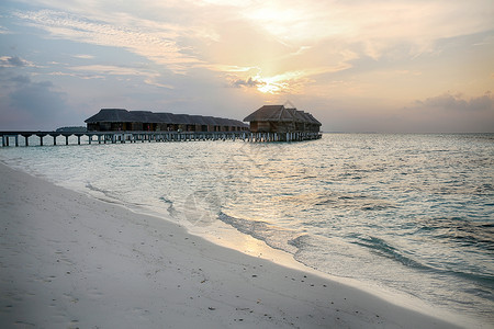 无人风景海岸地形马尔代夫海景风光高清图片