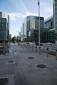 白昼垂直构图彩色图片北京金融街图片