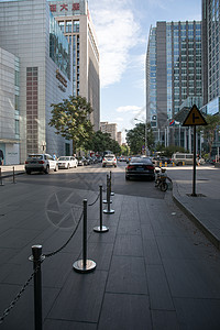 著名景点北京金融街背景图片