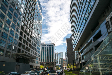 市区白昼商务区北京金融街背景图片