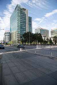 北京高楼和商务建筑群背景图片