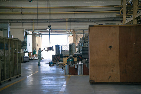 机械铸造工业机械制造机器工厂车间背景