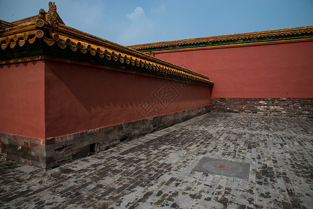 城市细节北京故宫的细节背景