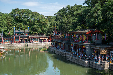 保护名胜古迹游客北京颐和园图片